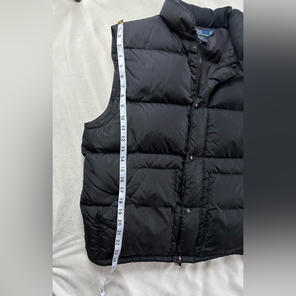 Ralph Lauren Men’s Large Puffer Vest Black - Picture 10 of 14